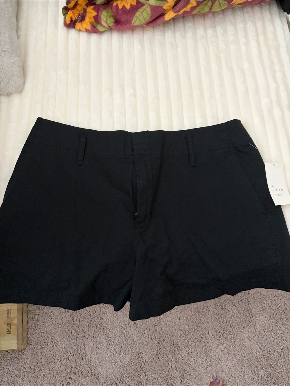 a new day Black High-Rise Casual Bermuda Shorts